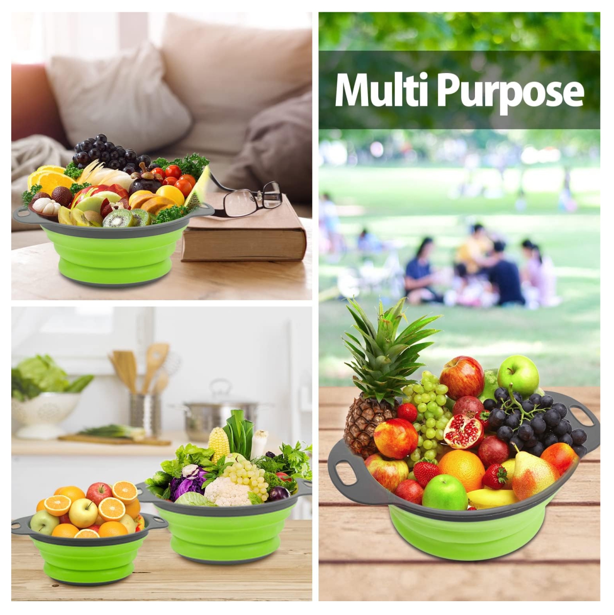 Miniatura 2 de Colador Escurridor Plegable Expandible